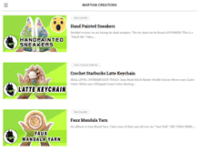 Tablet Screenshot of martiancreations.com